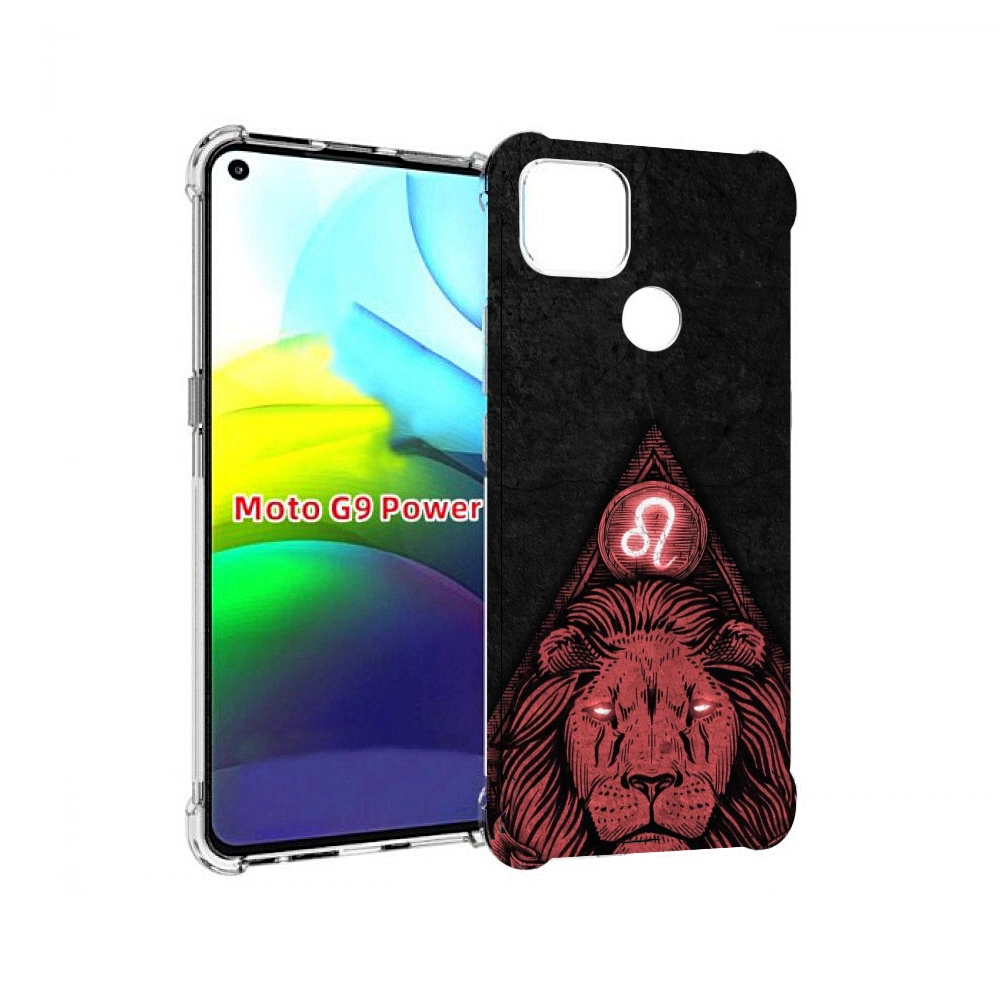 

Чехол MyPads знак зодиака лев 4 для Motorola Moto G9 Power, Прозрачный, Tocco