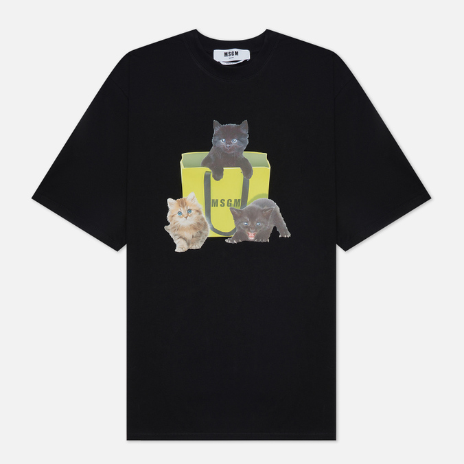 

Футболка женская MSGM 3341MDM172 227798 99 черная S, 3341MDM172 227798 99