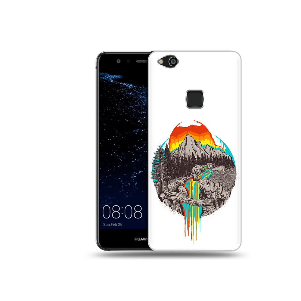 

Чехол MyPads Tocco для Huawei P10 Lite Радужный водопад (PT62135.59.144), Прозрачный, Tocco