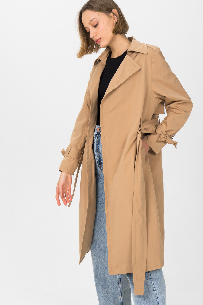 

Плащ женский ElectraStyle 5-0210 бежевый 42 RU, 5-0210