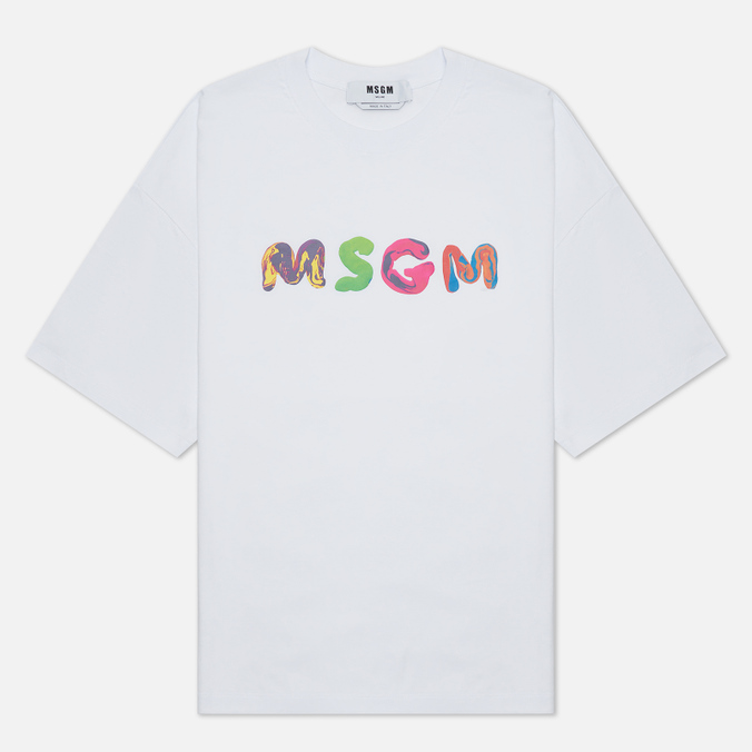 

Футболка женская MSGM 3341MDM177 227798 01 белая XS, 3341MDM177 227798 01
