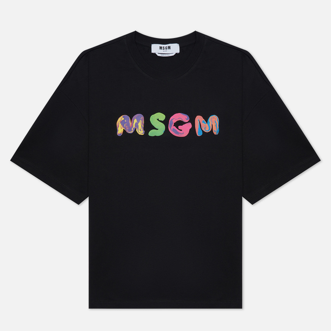 

Футболка женская MSGM 3341MDM177 227798 99 черная XS, 3341MDM177 227798 99