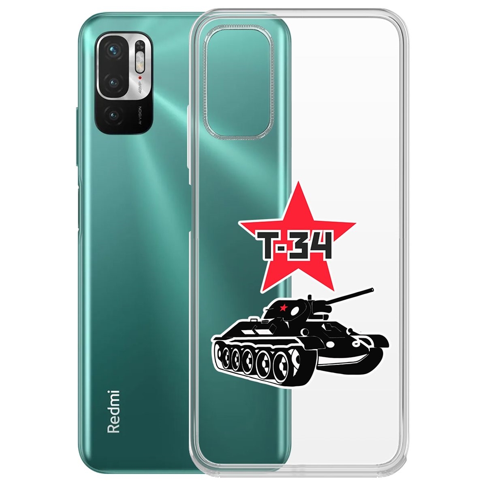 Чехол-накладка Т-34 для Xiaomi Redmi Note 10T/ Poco M3 Pro