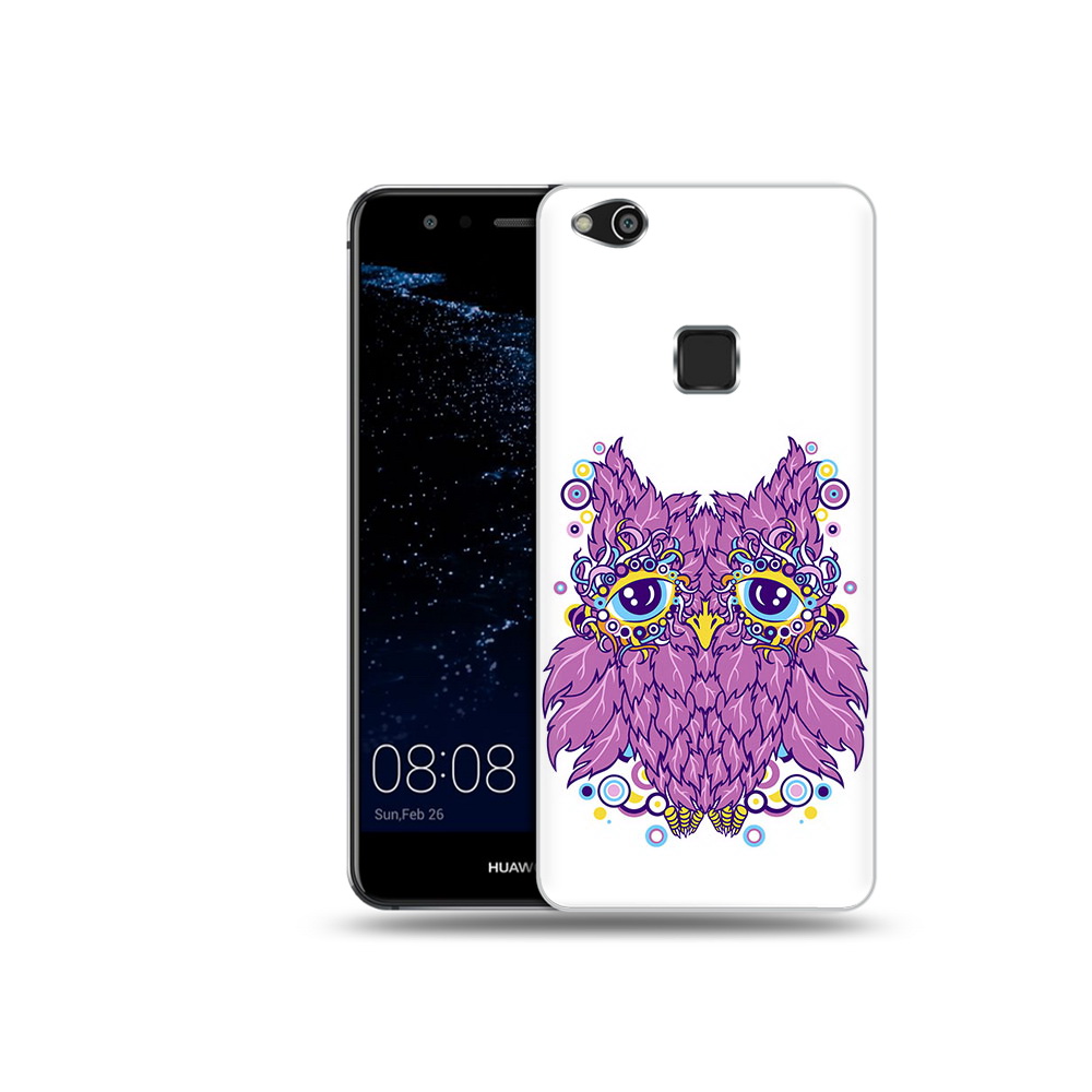 

Чехол MyPads Tocco для Huawei P10 Lite Розовая сова (PT62135.59.147), Прозрачный, Tocco
