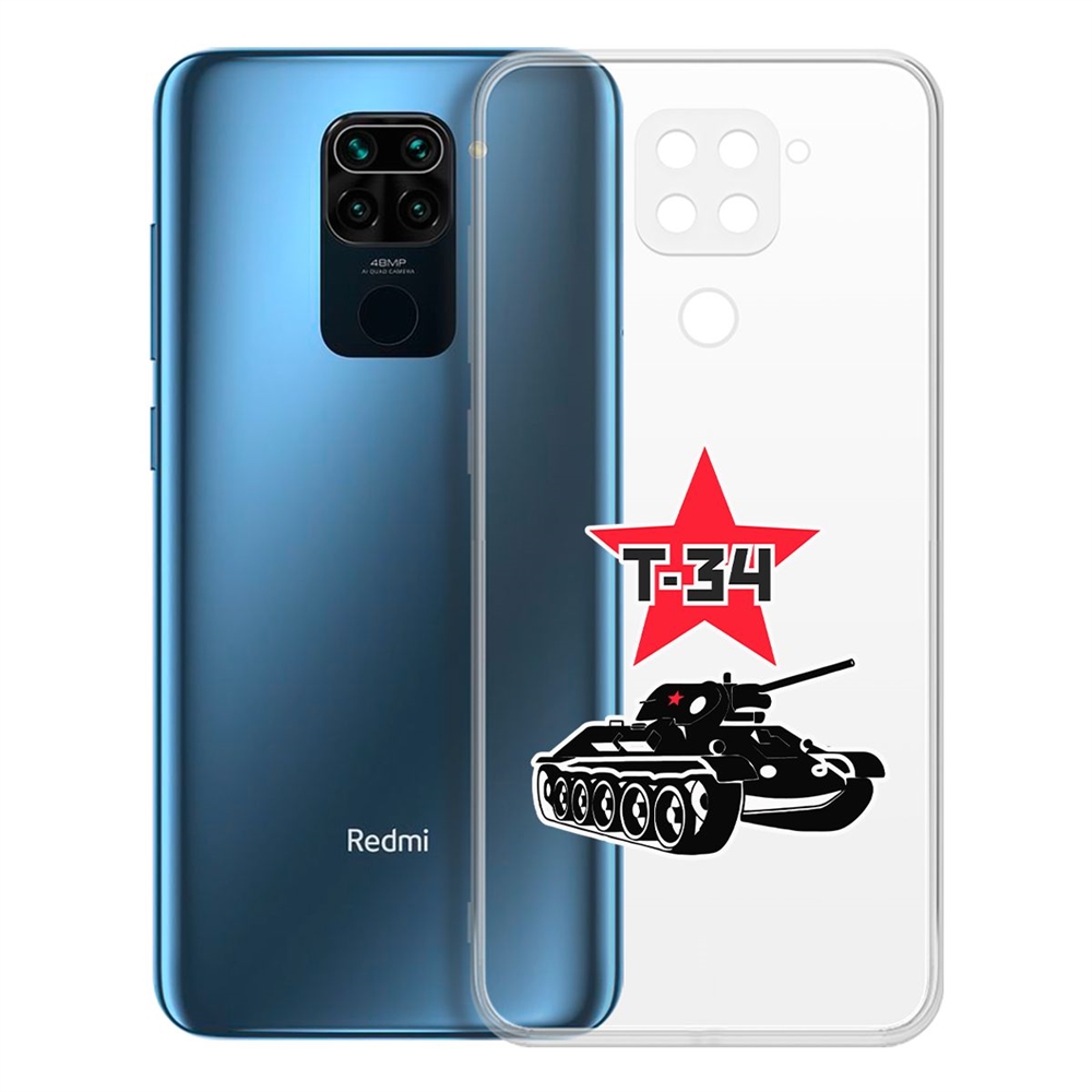 Чехол-накладка Т-34 для Xiaomi Redmi Note 9