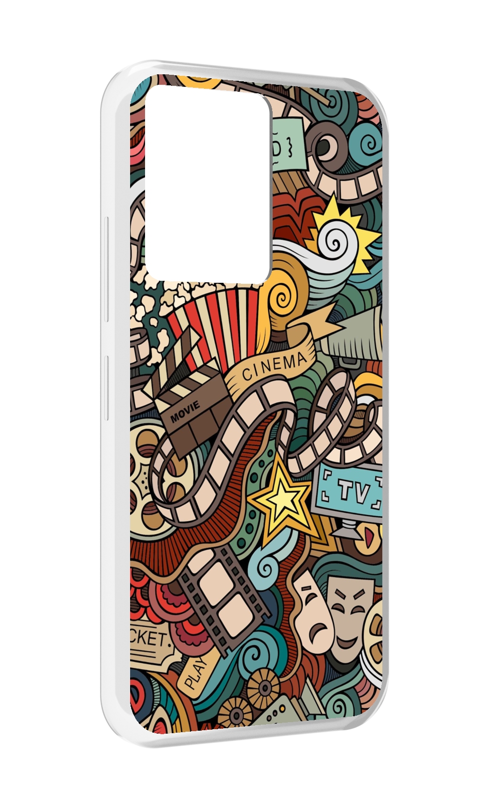 

Чехол MyPads любимое кино для Infinix Note 12 5G X671 / Note 12 Pro 5G, Прозрачный, Tocco