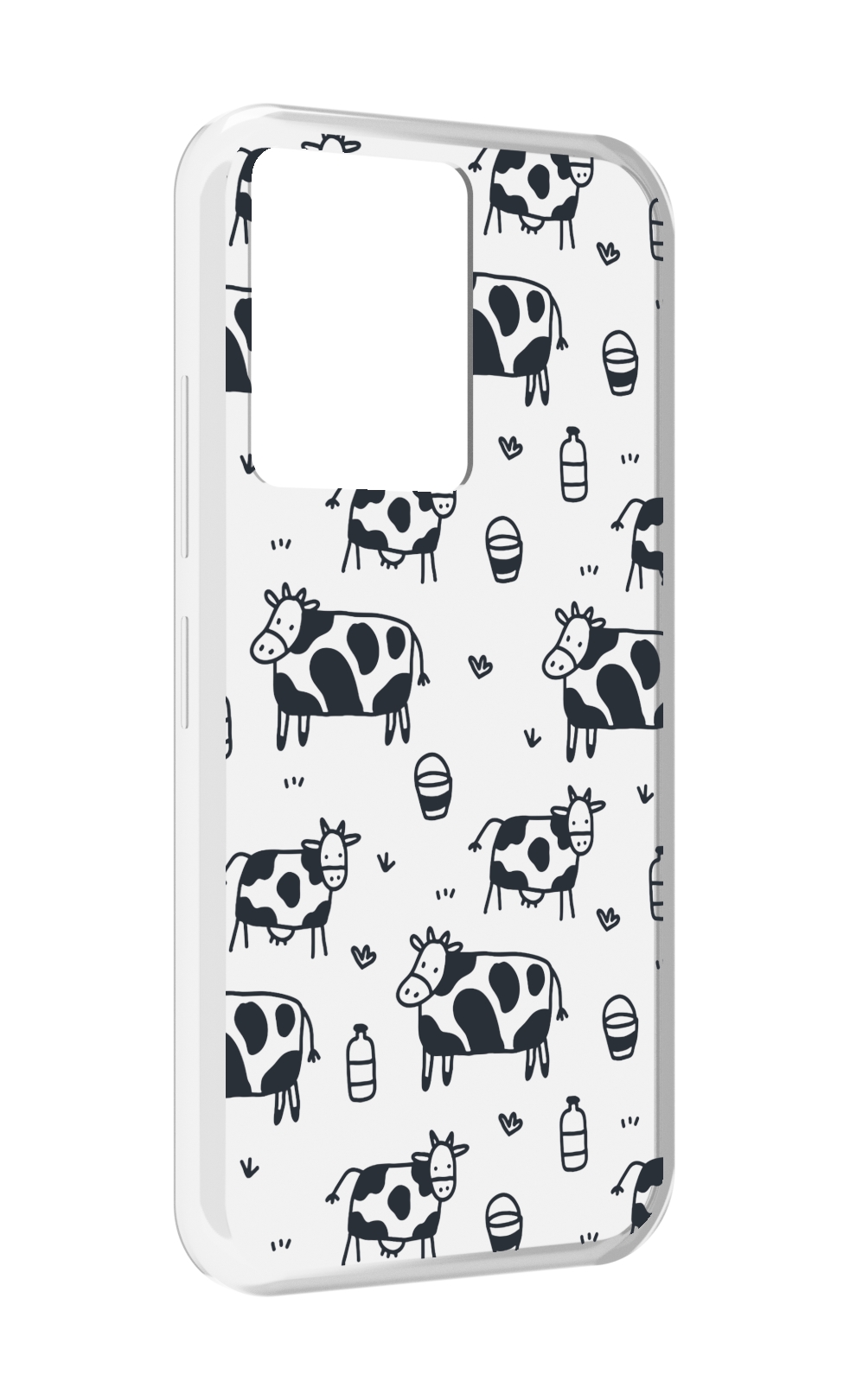 

Чехол MyPads маленькие-коровки для Infinix Note 12 5G X671 / Note 12 Pro 5G, Прозрачный, Tocco