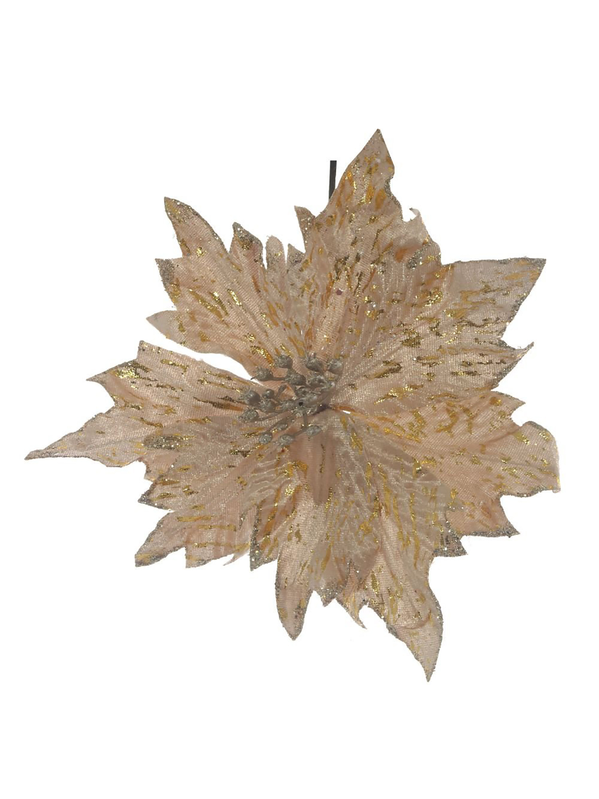 Цветок искусственный Пуансеттия 26x26x15 см Remecoclub 746948