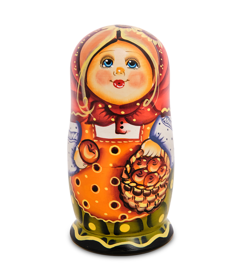 

Матрешка Настюшино лукошко, Красный