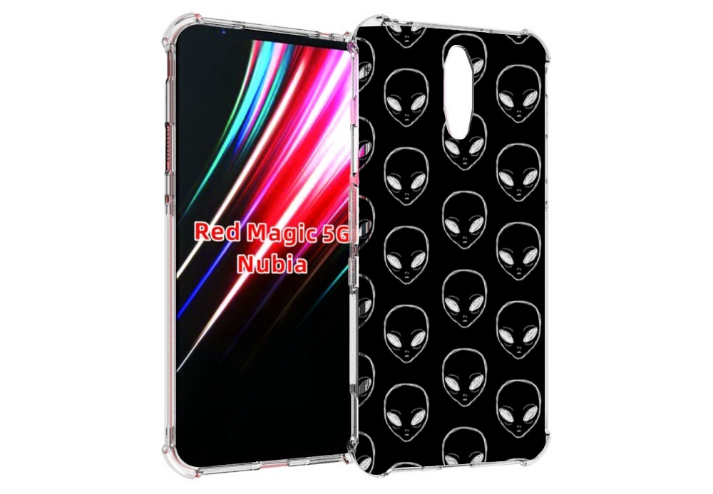 

Чехол MyPads мини-инопланетяне для ZTE Nubia Red Magic 1 5G, Прозрачный, Tocco