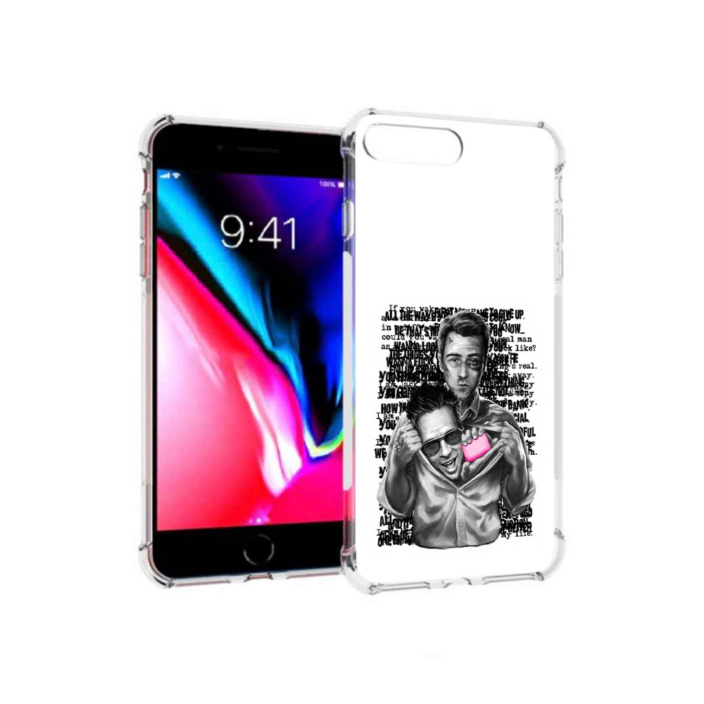 

Чехол MyPads Tocco для Apple iPhone 8 Plus бойцовский клуб (PT70866.609.242), Прозрачный, Tocco