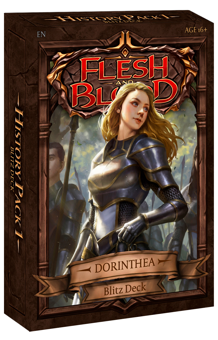 Настольная игра Flesh and Blood TCG: Стартовая колода Dorinthea History Pack 1 англ