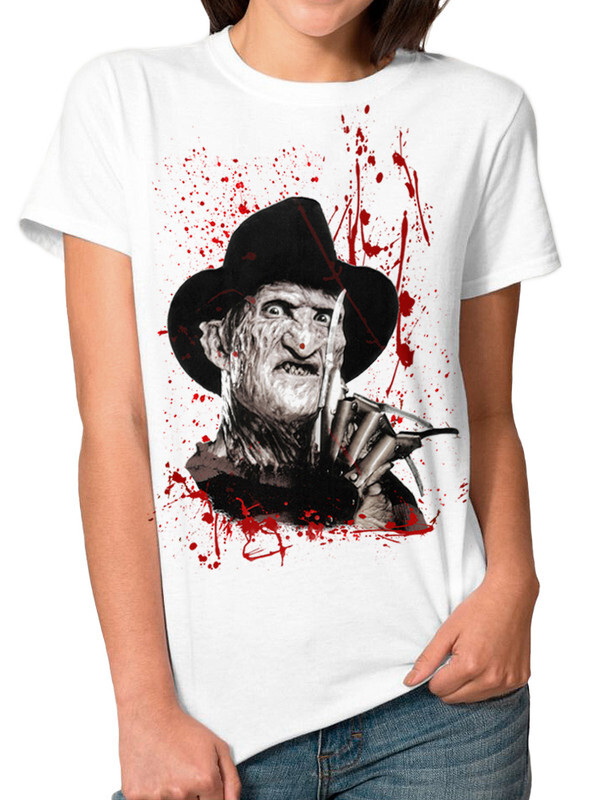 

Футболка женская DreamShirts Studio Фредди Крюгер - Кошмар на улице Вязов 1 белая M, Белый, Фредди Крюгер - Кошмар на улице Вязов 1