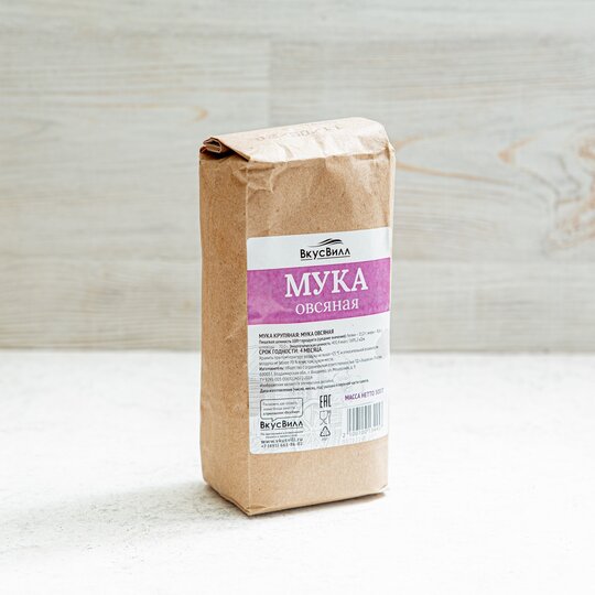 

Мука ВкусВилл овсяная 500 г