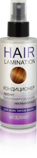 

Кондиционер несмываемый для всех типов волос BelKosmex HAIR LAMINATION 145 г