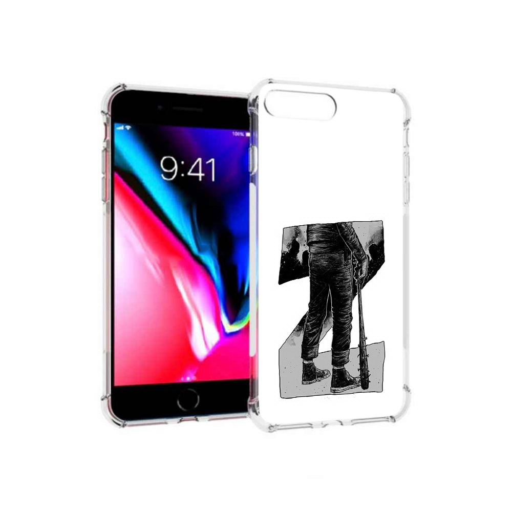 

Чехол MyPads Tocco для Apple iPhone 8 Plus воин черно белый (PT70866.609.265), Tocco
