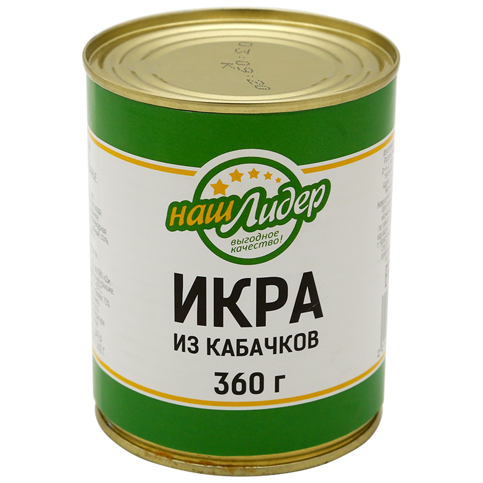 

Икра Наш лидер кабачковая 360 г