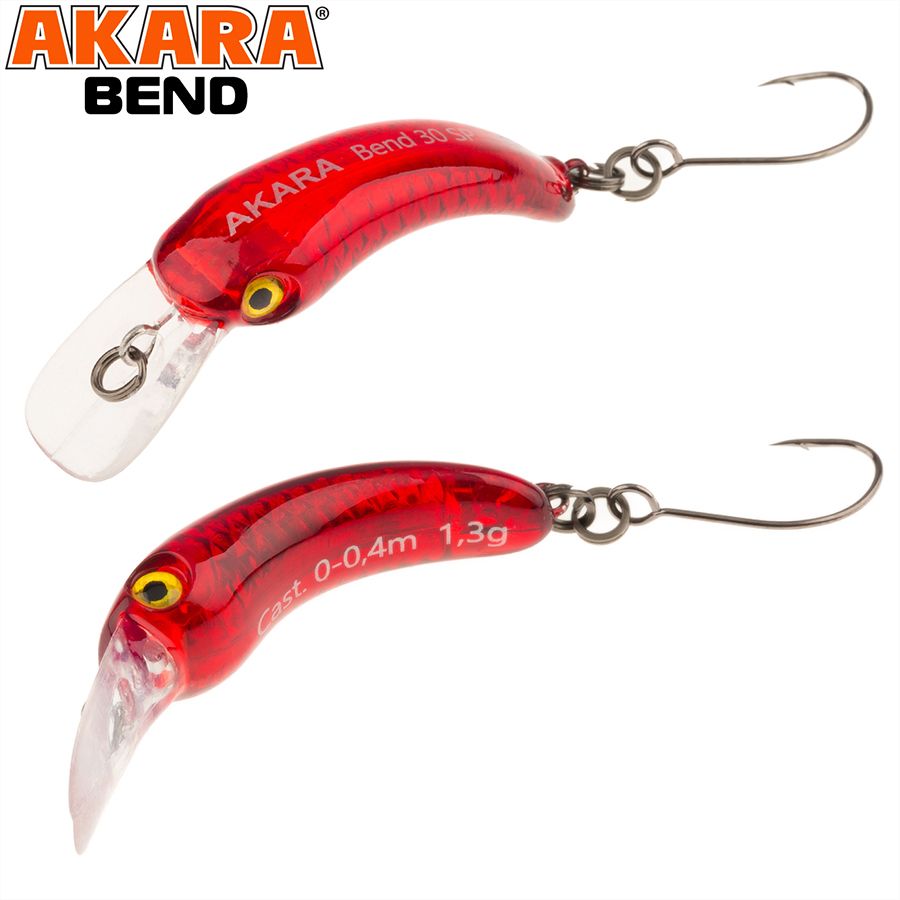 

Воблер Akara Bend 30SP 1,3 гр A-229, Разноцветный, Bend