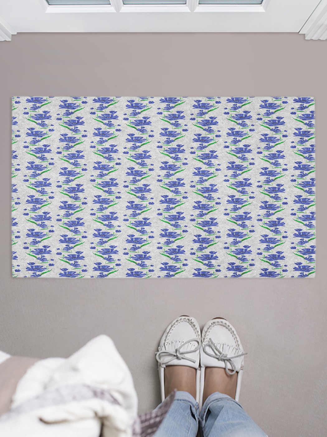 

Придверный коврик в прихожую для обуви, на резиновой основе, 75x45 см door_62373 JoyArty