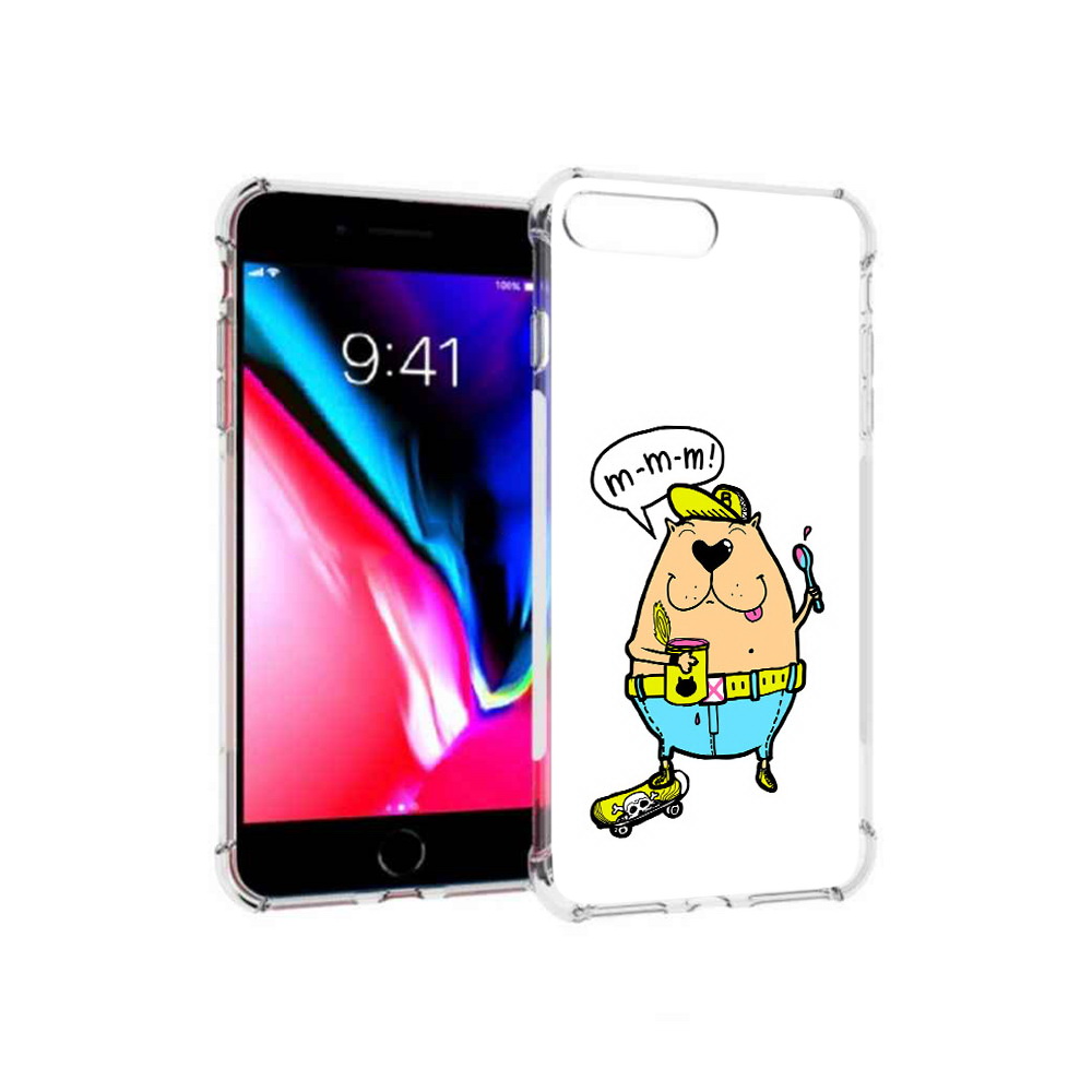 

Чехол MyPads Tocco для Apple iPhone 8 Plus Бобр (PT70866.609.30), Прозрачный, Tocco