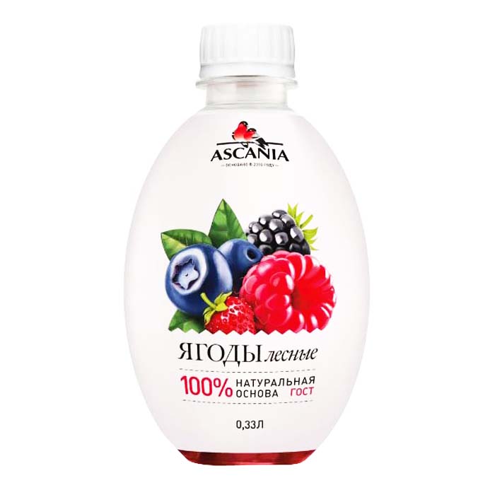 Газированный напиток Ascania Лесные ягоды 0,33 л