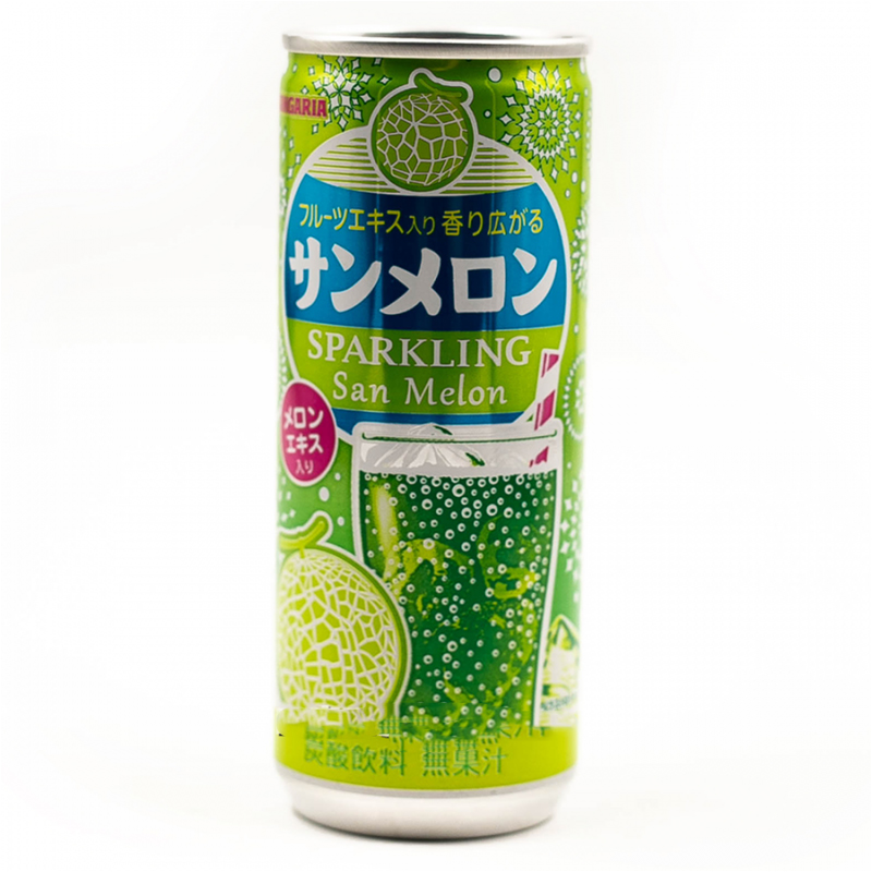 Напиток Sangaria Melon Soda газированный, со вкусом дыни, 250 мл