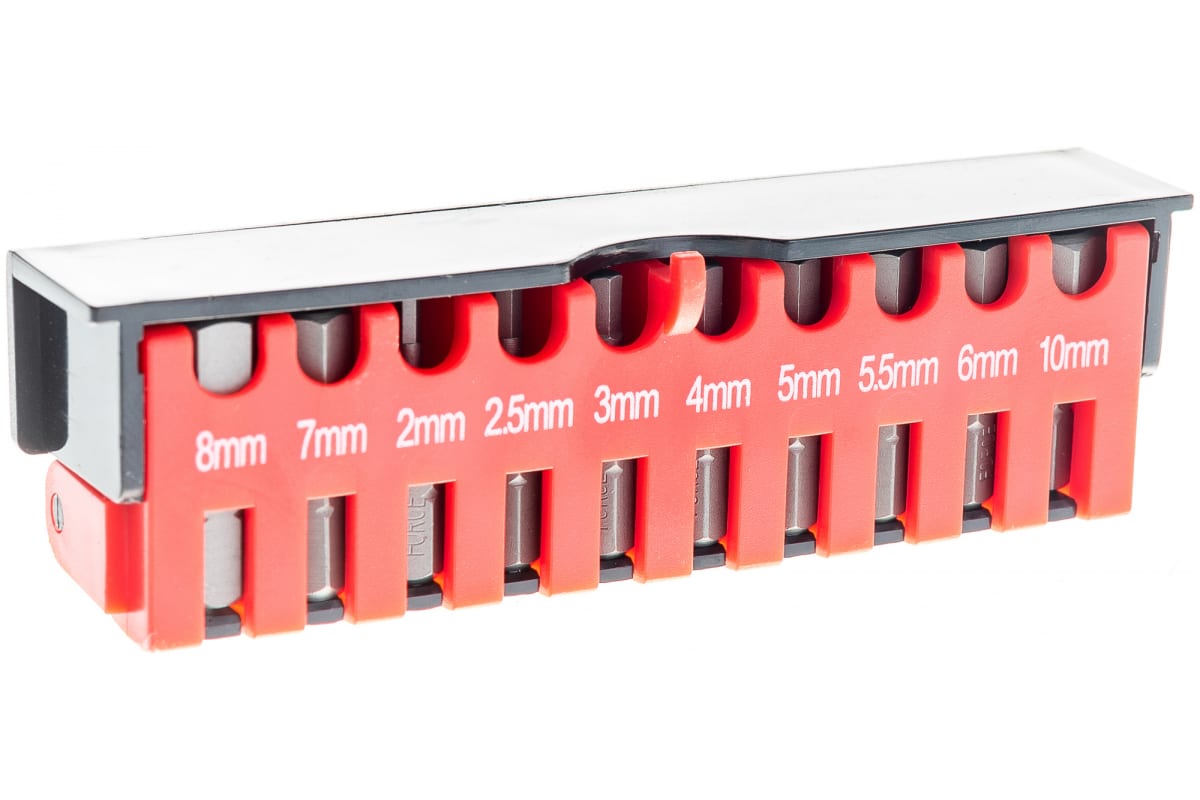 1/4набор Бит 6 Гранн 2-10 Мм. 10 Предметов FORCE арт. 21011