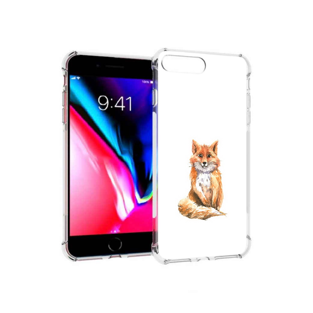 

Чехол MyPads Tocco для Apple iPhone 8 Plus детская лиса (PT70866.609.320), Прозрачный, Tocco
