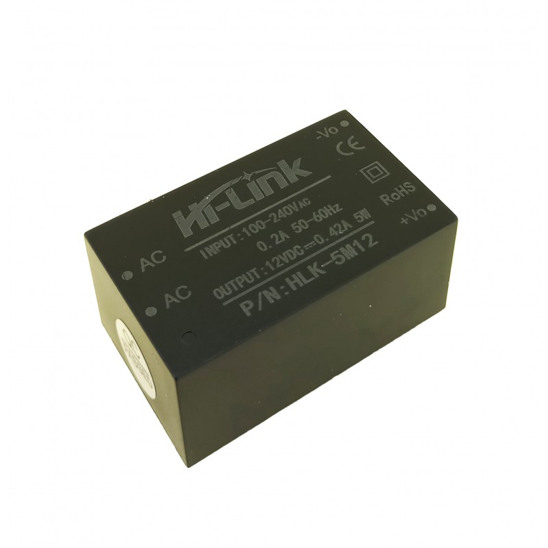 

10 штук, ACDC конвертер HLK-5M12, 12В 5Вт