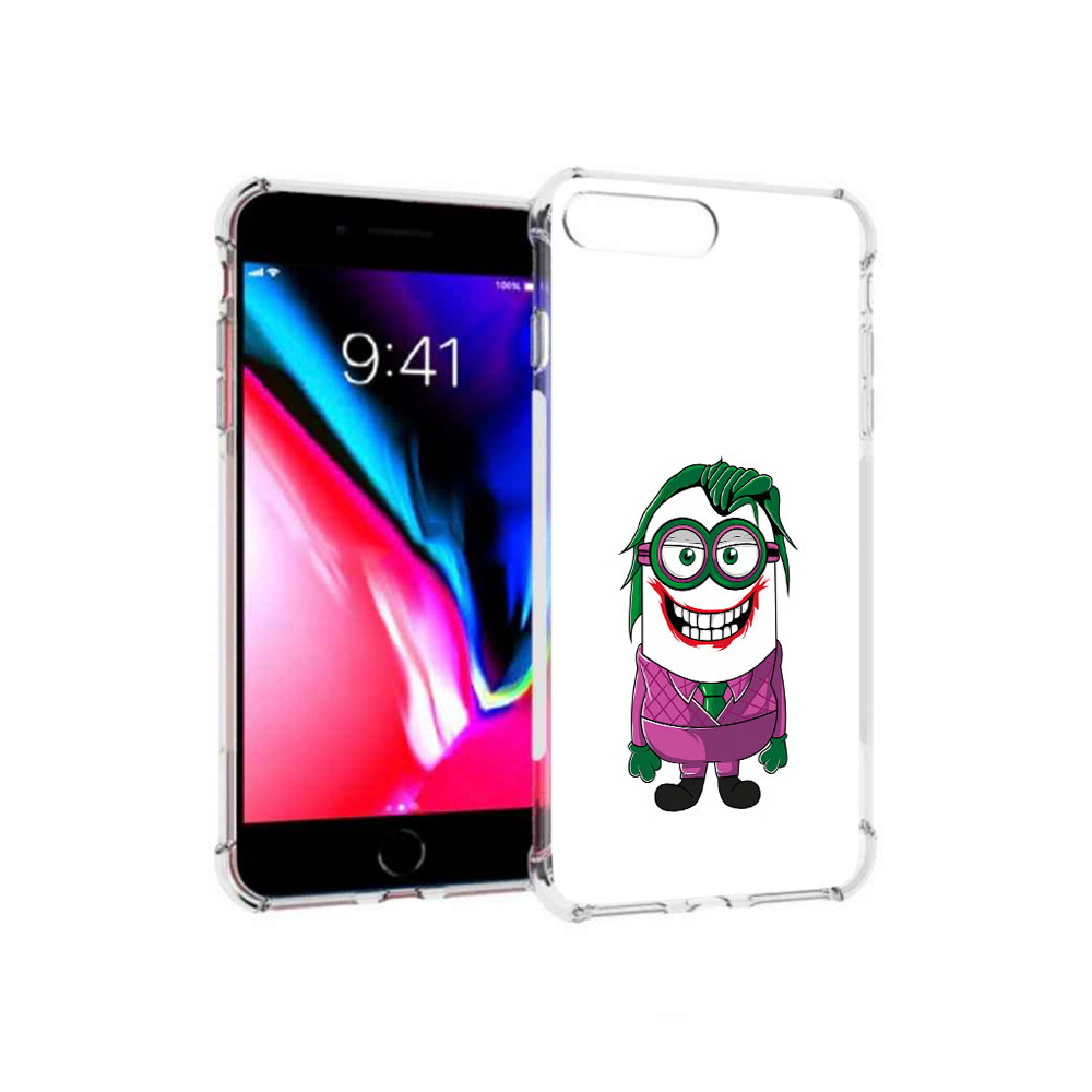 

Чехол MyPads Tocco для Apple iPhone 8 Plus джокер миньон (PT70866.609.322), Прозрачный, Tocco
