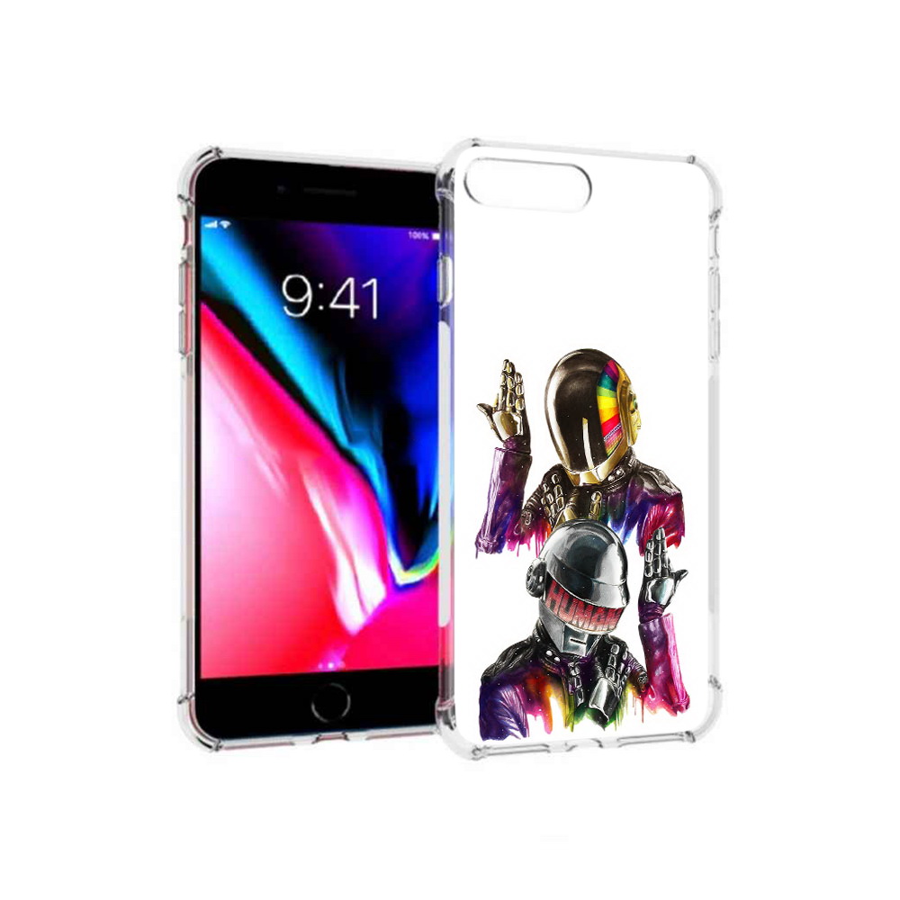 

Чехол MyPads Tocco для Apple iPhone 8 Plus диско космонавты (PT70866.609.329), Прозрачный, Tocco