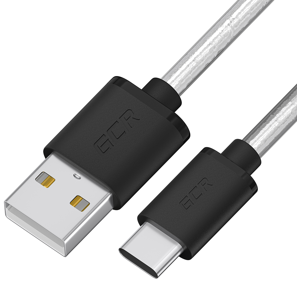 фото Кабель usb type c gcr для смартфона huawei xiaomi 0.5m gcr-54482