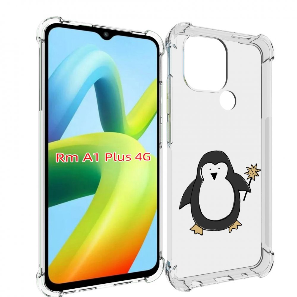 

Чехол MyPads Волшебный пингвин для Xiaomi Redmi A1 Plus +, Прозрачный, Tocco