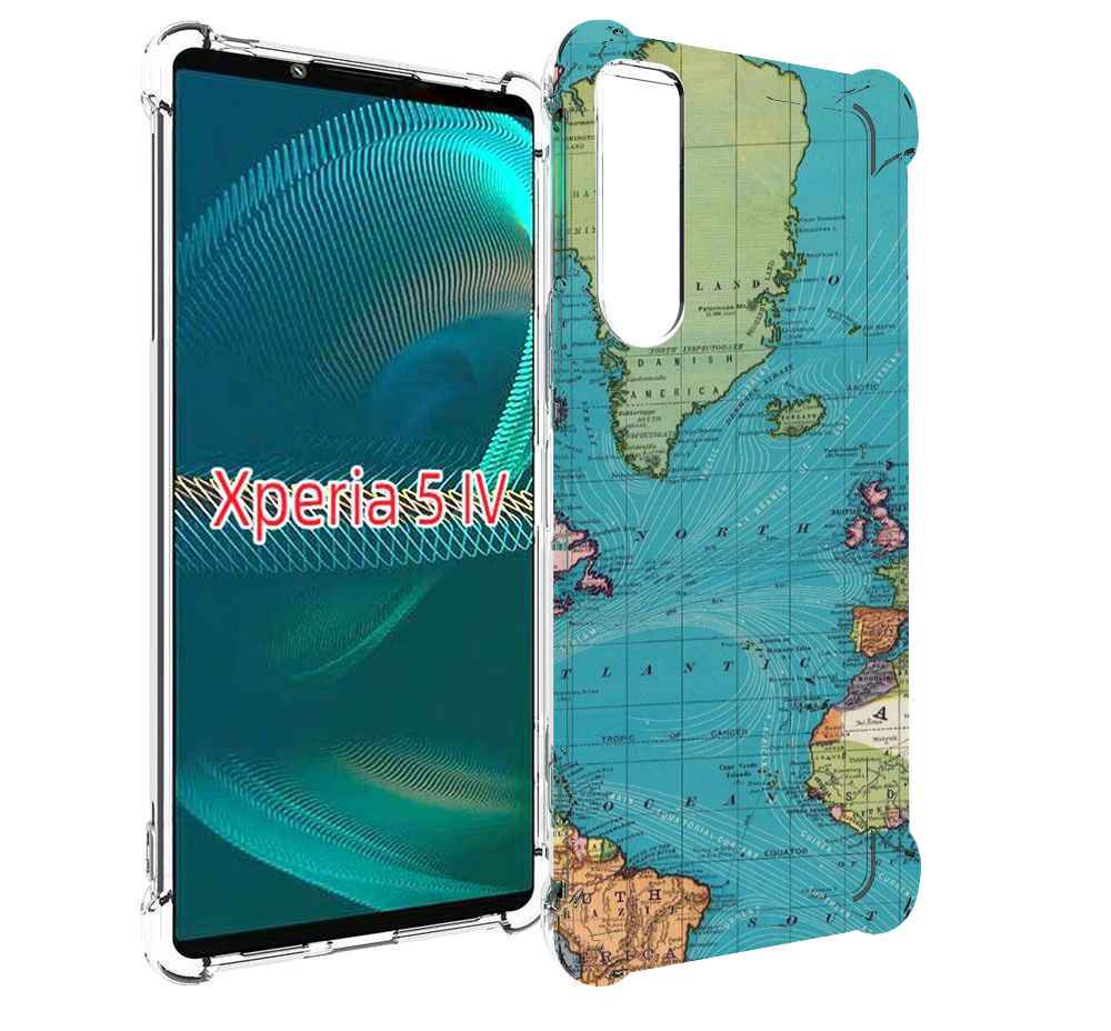 

Чехол MyPads старая карта земли для Sony Xperia 5 IV (5-4), Прозрачный, Tocco