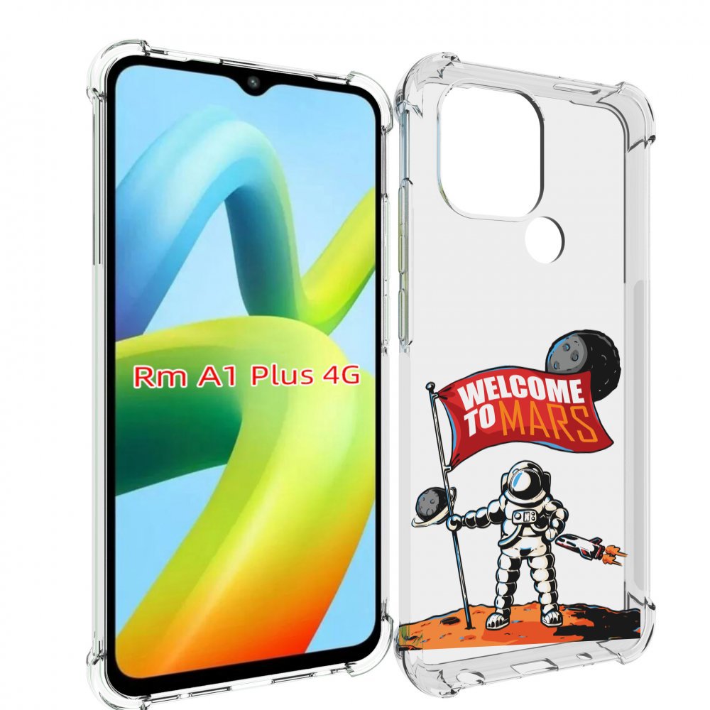 

Чехол MyPads Вэлком-Марс для Xiaomi Redmi A1 Plus +, Прозрачный, Tocco