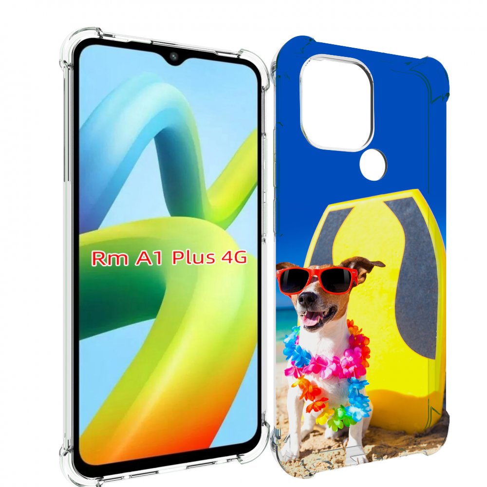 

Чехол MyPads Гавайская-собака для Xiaomi Redmi A1 Plus +, Прозрачный, Tocco