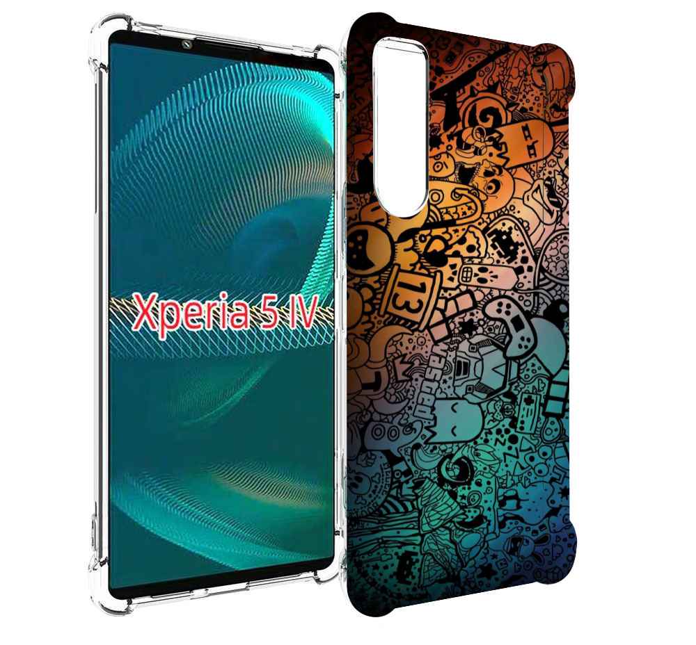 

Чехол MyPads стикеты в тени для Sony Xperia 5 IV (5-4), Прозрачный, Tocco