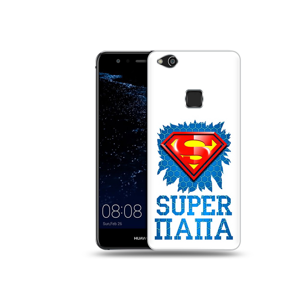 

Чехол MyPads Tocco для Huawei P10 Lite Супер Папа (PT62135.59.165), Прозрачный, Tocco