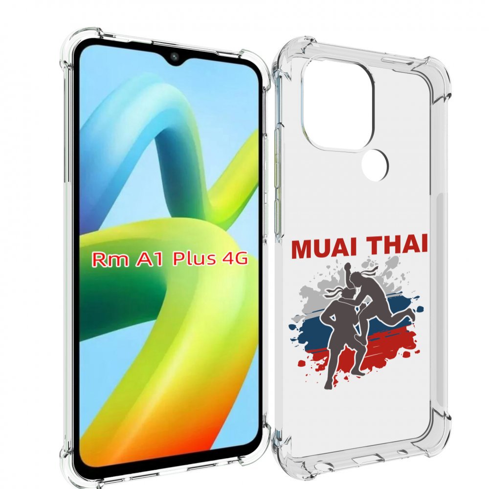 

Чехол MyPads Муайтай для Xiaomi Redmi A1 Plus +, Прозрачный, Tocco