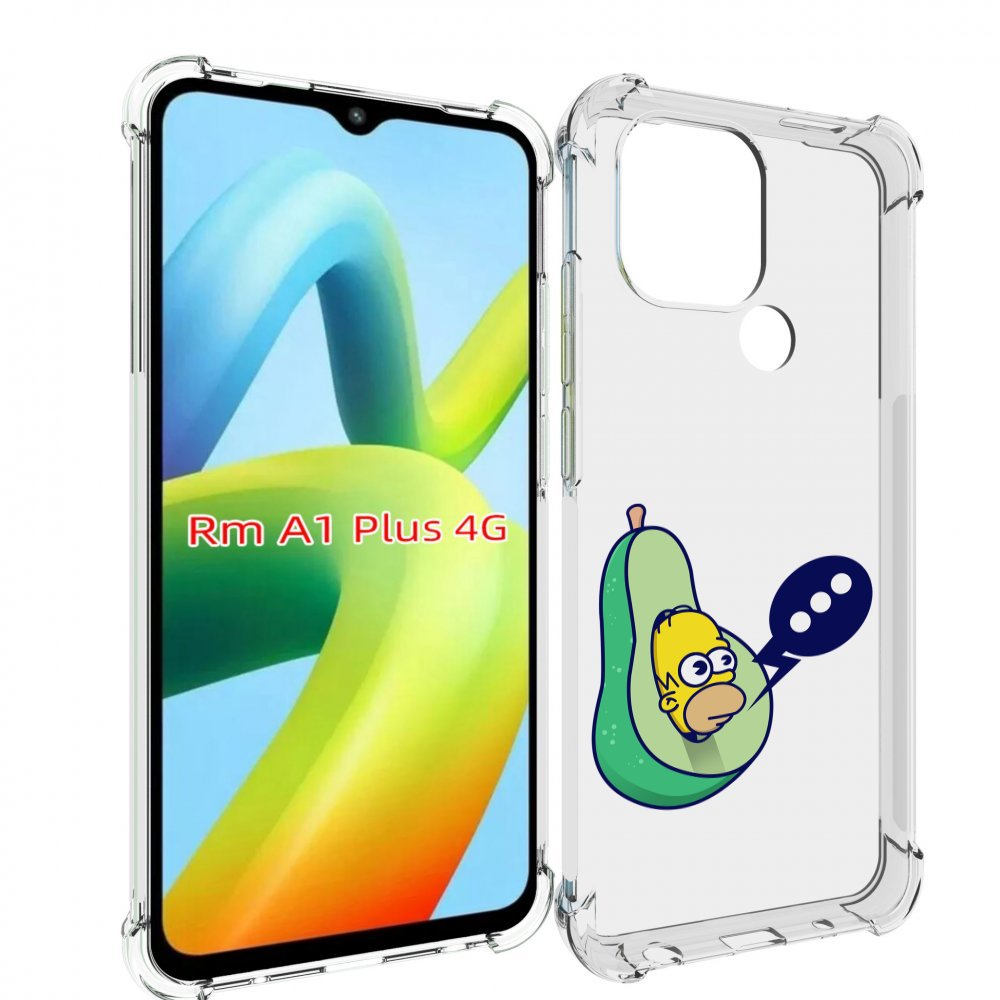 

Чехол MyPads Гомер-авокадо для Xiaomi Redmi A1 Plus +, Прозрачный, Tocco
