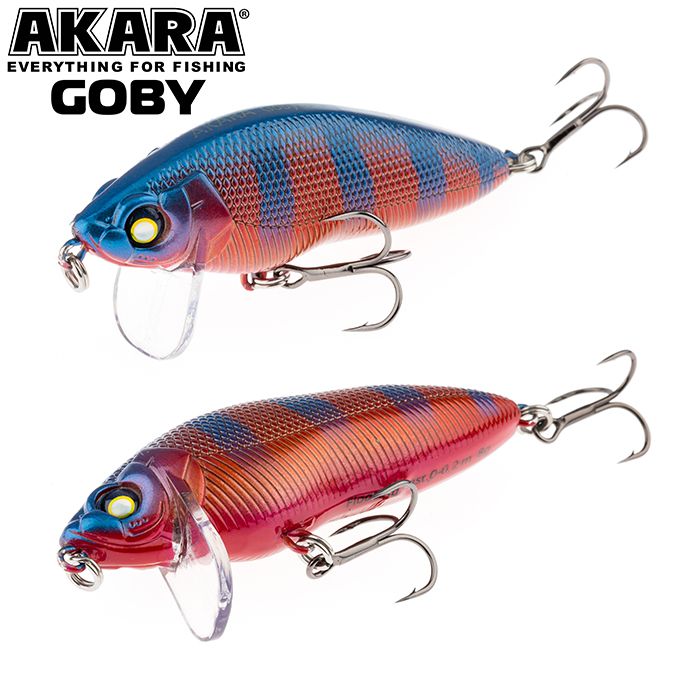

Воблер Akara Goby 65F 8 гр 2/7 oz 2,6 in A212, Разноцветный, Goby