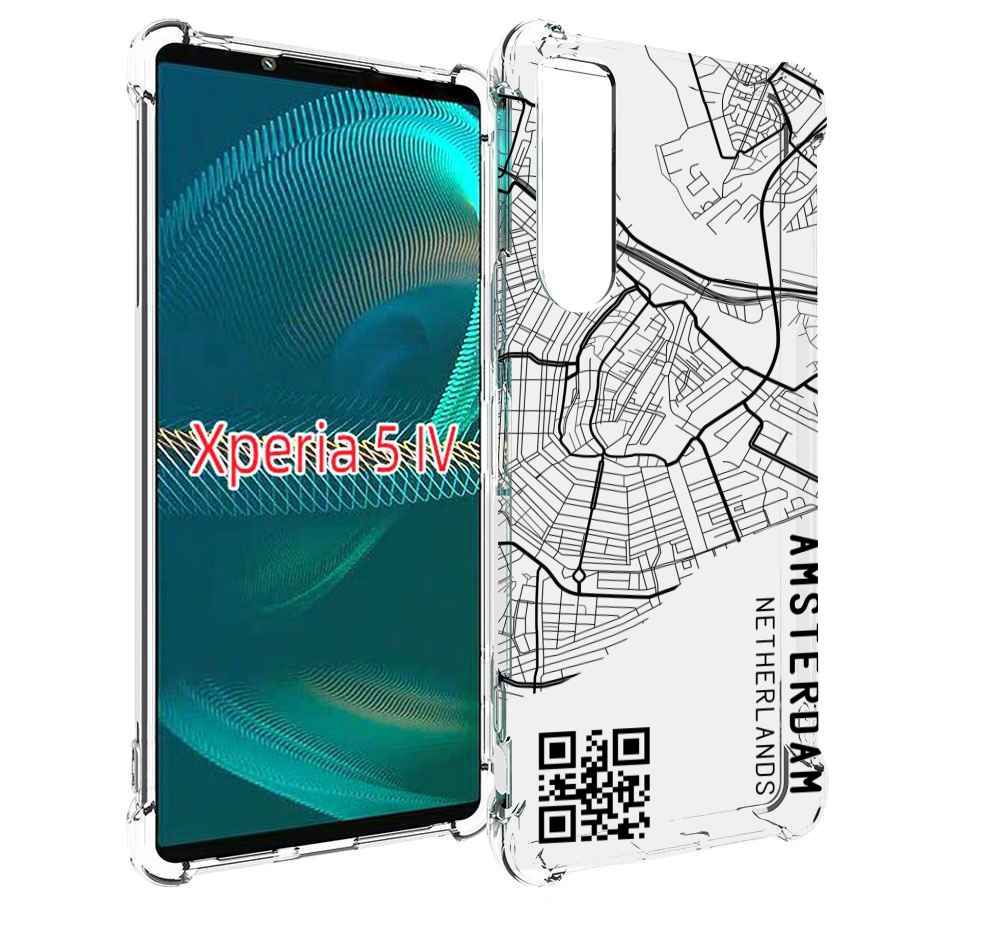 

Чехол MyPads схема-амстердам для Sony Xperia 5 IV (5-4), Прозрачный, Tocco