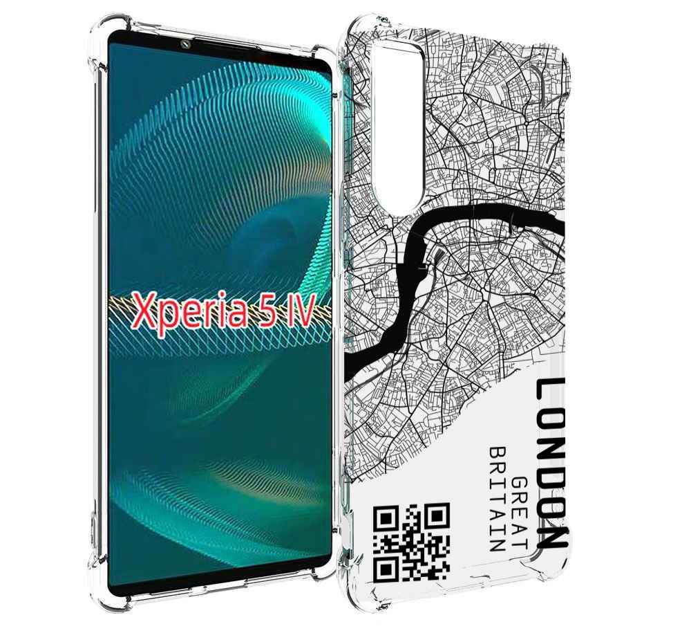

Чехол MyPads схема-лондон для Sony Xperia 5 IV (5-4), Прозрачный, Tocco