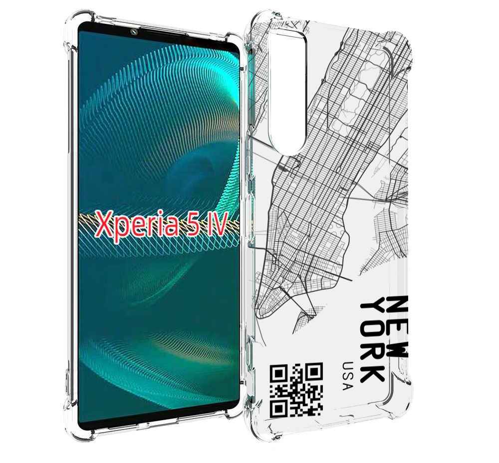 

Чехол MyPads схема-нью-йорк для Sony Xperia 5 IV (5-4), Прозрачный, Tocco