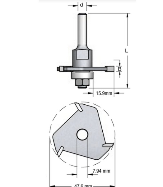 

Фреза WPW (ВПВ) N301600 дисковая Z3 паз 1,6 посадка 7,94