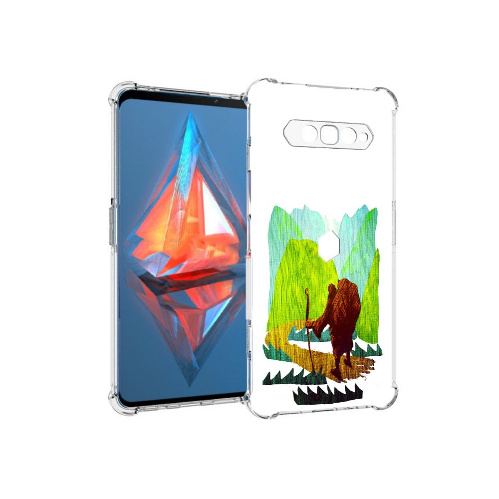 

Чехол MyPads Tocco для Xiaomi Black Shark 4 Лесная тропа (PT162389.266.106), Прозрачный, Tocco
