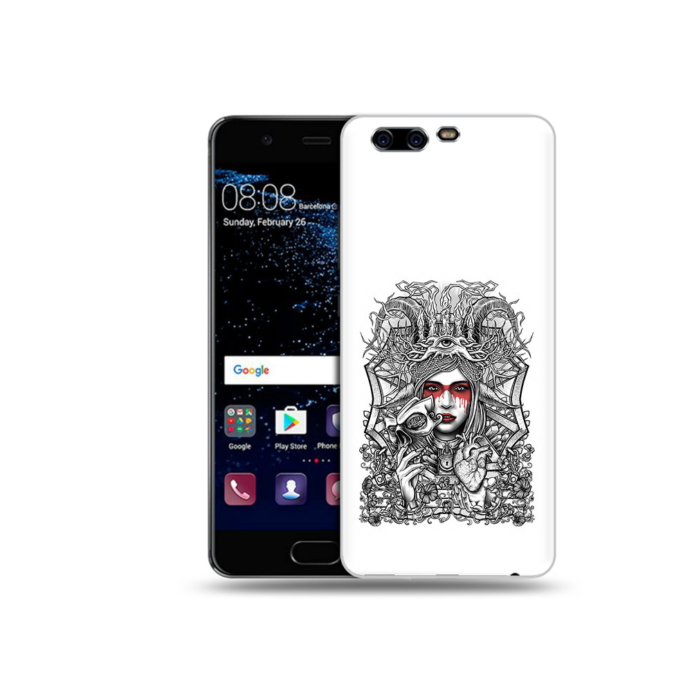 

Чехол MyPads Tocco для Huawei P10 грусная девушка (PT60870.50.302), Прозрачный, Tocco
