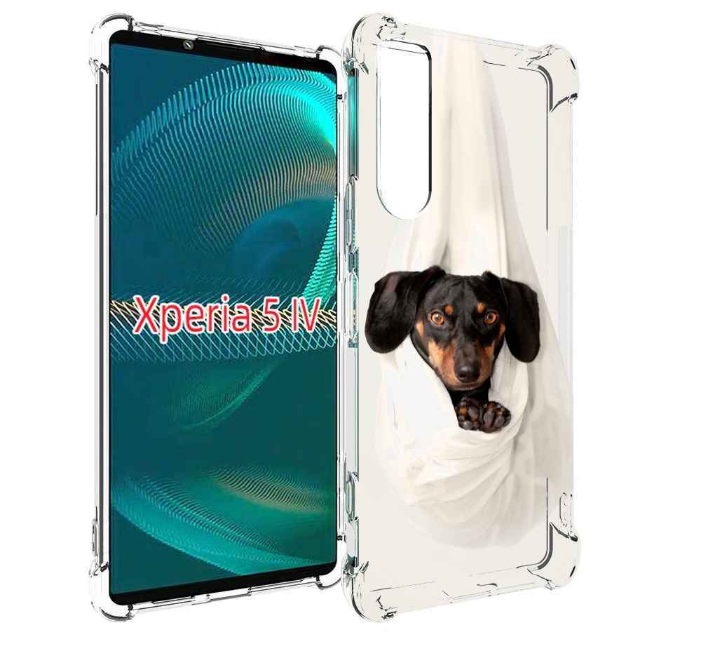 Чехол MyPads такса собака для Sony Xperia 5 IV (5-4)