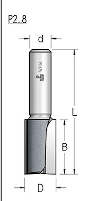 

Фреза WPW (ВПВ) P231503 пазовая D15 B19 Z2 хвостовик 6