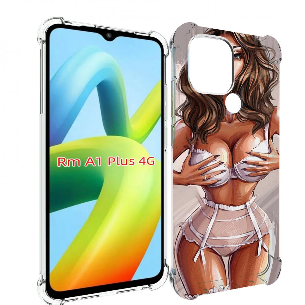 

Чехол MyPads Девушка-в-кружевном для Xiaomi Redmi A1 Plus +, Прозрачный, Tocco